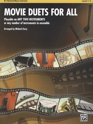 Časově Omezené Movie Duets for All / klarinet