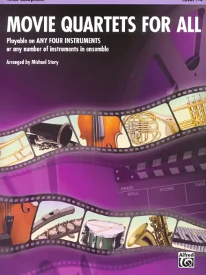 Jen Po Omezenou Doba Movie Quartets for All - tenorový saxofon