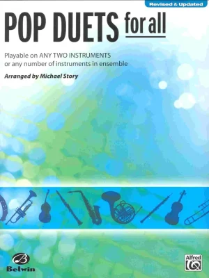 Přímo Od Výrobce POP DUETS FOR ALL (Revised and Updated) level 1-4 // alt saxofon / Eb klarinet