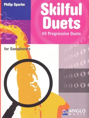 Super Cena Skilful Duets - 40 Progressive Duets for Saxophones / 40 snadných duet pro mírně pokročilé hráče na saxofon