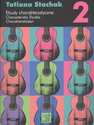 Stachak, Tatiana: Characteristic Etudes 2 / charakteristické etudy pro kytara Sleva