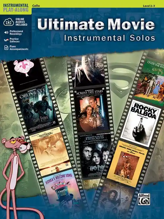 ULTIMATE MOVIE Instrumental Solos + Audio Online / violoncello a klavir (PDF) Sezónní Sleva