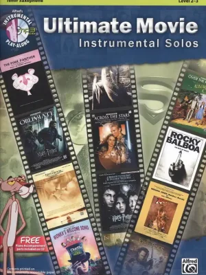 ULTIMATE MOVIE Instrumental Solos + CD / tenorový saxofon a klavír (PDF) Originální