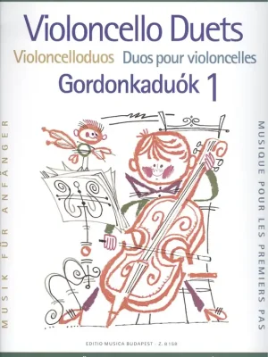 Violoncello Duos 1 for Beginners / snadné skladby pro dvě violoncella Přímo Od Výrobce