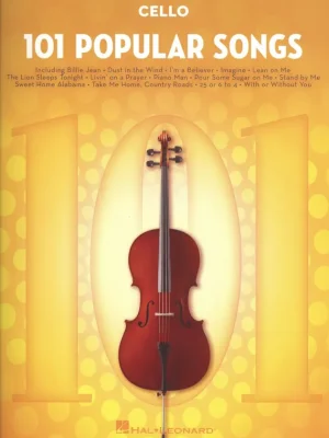 101 Popular Songs for Cello / violoncello Speciální Cena