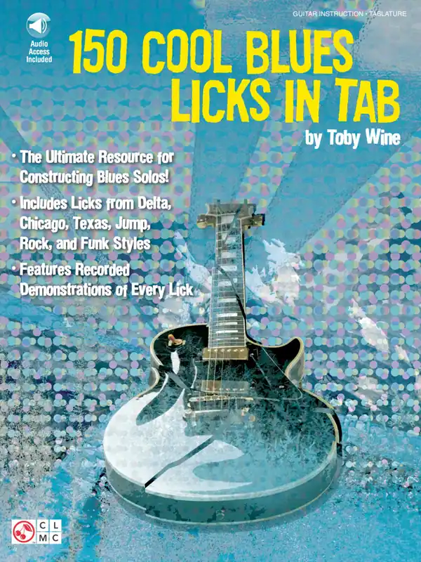 150 COOL BLUES LICKS IN TAB + Audio Online / kytara + tabulatura Super Cena