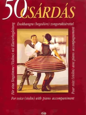 Akce 50 CSÁRDÁS pro zpěv nebo housle s klavírním doprovodem