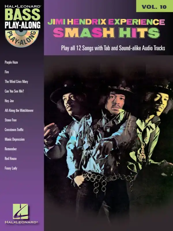 Pouze Dnes BASS PLAY-ALONG 10 - JIMI HENDRIX + CD