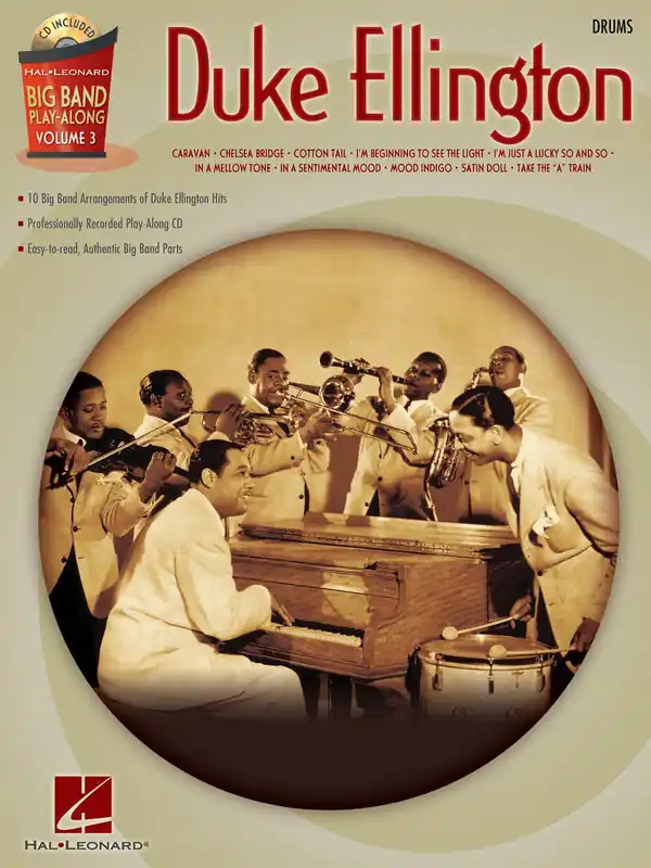Víkendová Akce BIG BAND PLAY-ALONG 3 - DUKE ELLINGTON + CD / bicí