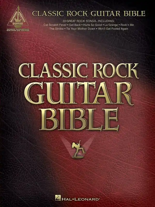 Vrácení Zdarma Classic Rock Guitar Bible / kytara + tabulatura