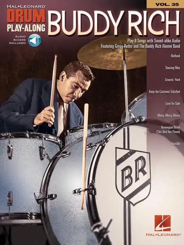 DRUM PLAY-ALONG 35 - BUDDY RICH + Audio Online Cenová Bomba