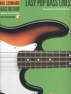 Akce Easy Pop Bass Lines + Audio Online