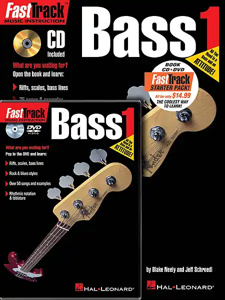 FASTTRACK - BASS 1 - STARTER PACK (Book + CD + DVD) Hit Sezóny