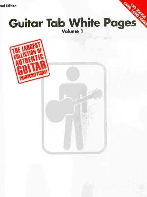 Nejlepší Volba GUITAR TAB WHITE PAGES 1 - Authentic Guitar Transriptions - 2nd edition / kytara + tabulatura