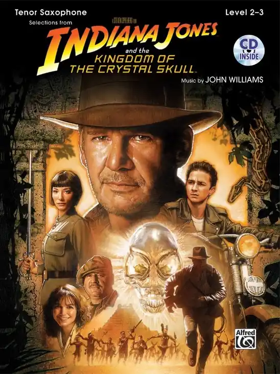 Indiana Jones & The Kingdom Of The Crystal Skull + CD / tenorový saxofon Speciální Cena