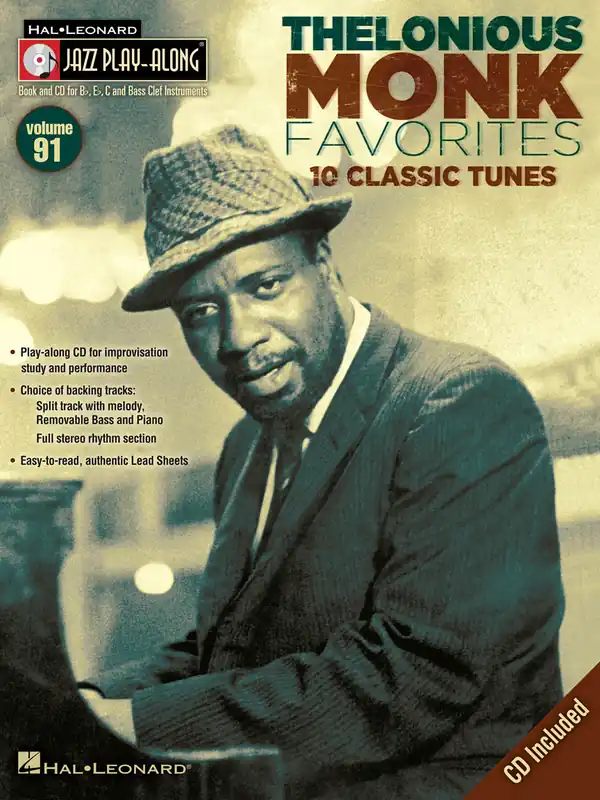 Jazz Play Along 91 - Thelonious Monk Favorites + CD Levný