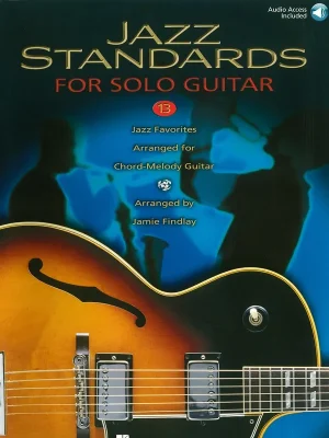 JAZZ STANDARDS FOR SOLO GUITAR + Audio Online / kytara + tabulatura Cenově Výhodný