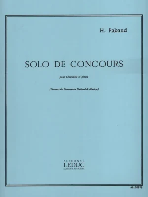 Doprava Zdarma Rabaud: SOLO DE CONCOURS / klarinet a klavír