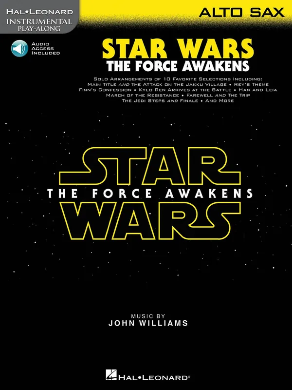 Vysoce Kvalitní STAR WARS: THE FORCE AWAKENS + Audio Online / altový saxofon
