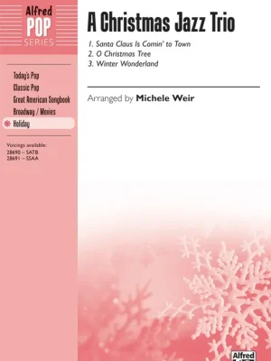 Originální A Christmas Jazz Trio / SATB* a cappella