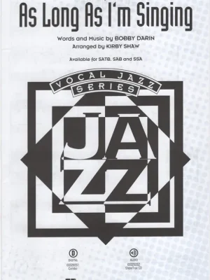 Novinka As Long As I'm Singing/ SATB* a klavír/akordy