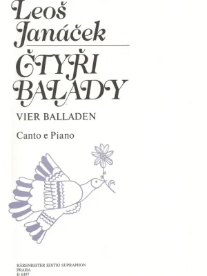 Aktuální Janáček: Čtyři balady pro zpěv a klavír