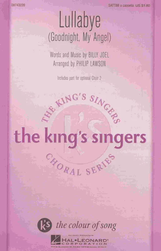 LULLABYE (Goodnight, My Angel) / SATTBB* a cappella Top Prodej
