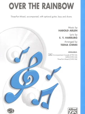 Over the Rainbow / 3-PART MIXED* + piano/chords Cenově Výhodný