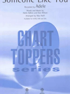 Novinka Someone Like You by ADELE / SATB* + piano/chords