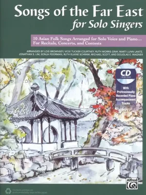Songs of the Far East for Solo Singers + CD / zpěv (nižší hlas) a klavír Top Prodej