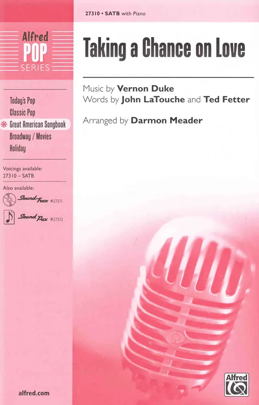 Výprodej Taking a Chance on Love / SATB* a klavír/akordy