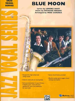 BLUE MOON - Vocal Solo with Jazz Ensemble / partitura + party Zlevněný
