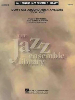 Akční Cena DON'T GET AROUND MUCH ANYMORE vocal solo with jazz band / partitura a party