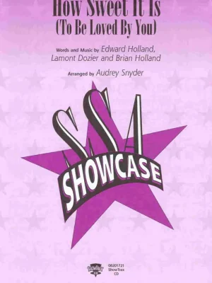 Odeslání Ihned HOW SWEET IT IS / SSA* + piano/chords