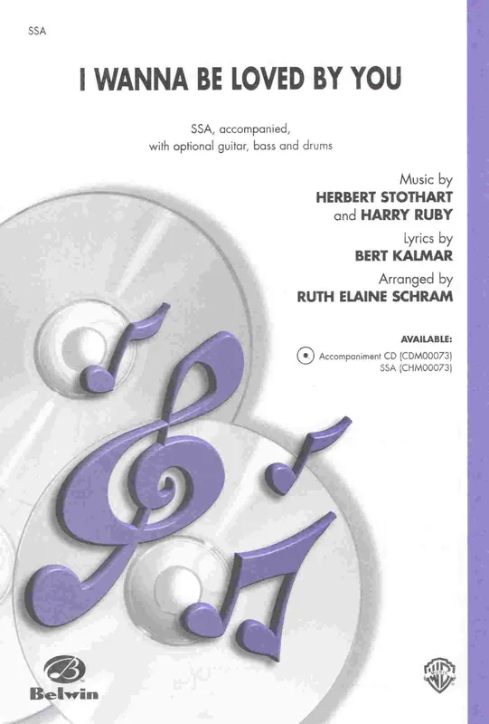 I WANNA BE LOVED BY YOU / SSA Tovární Cena