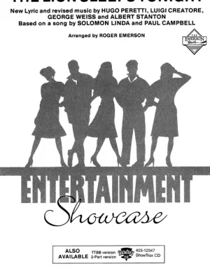 The Lion Sleeps Tonight / SATB + piano/chords Doprava Zdarma