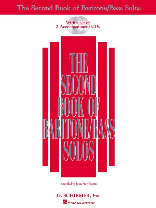 Finální Výprodej The Second Book of Baritone / Bass Solos + 2x CD //zpěv a klavír