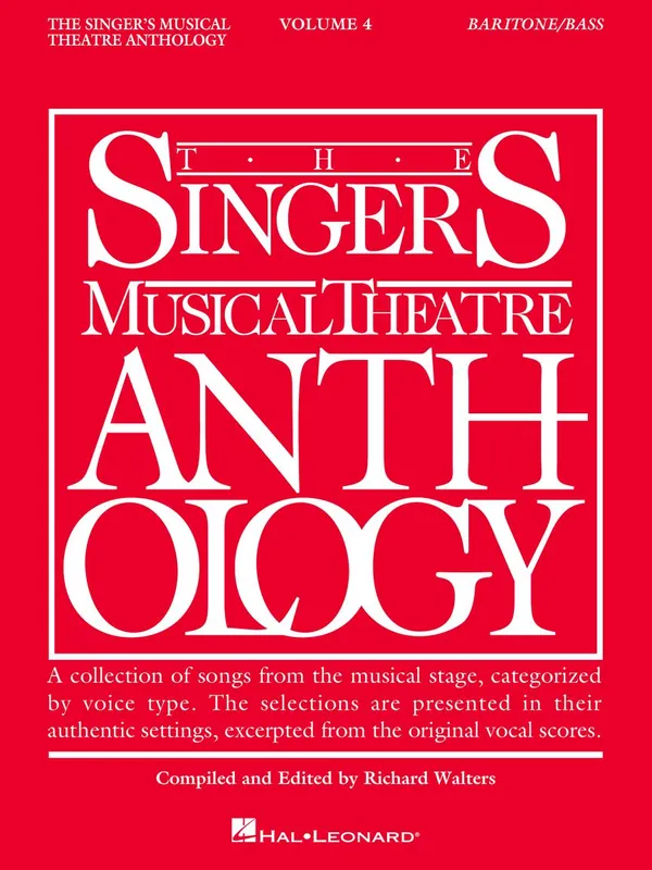The Singer's Musical Theatre Anthology 4 - baritone/bass Nakupujte Hned