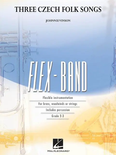 FLEX-BAND - THREE CZECH FOLK SONGS (Tři české lidové písně) / partitura + party Nová Kolekce