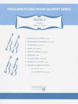 Highland/Etling Violin Quartet 2 / partitura a party (4 housle a klavír) Kup Teď