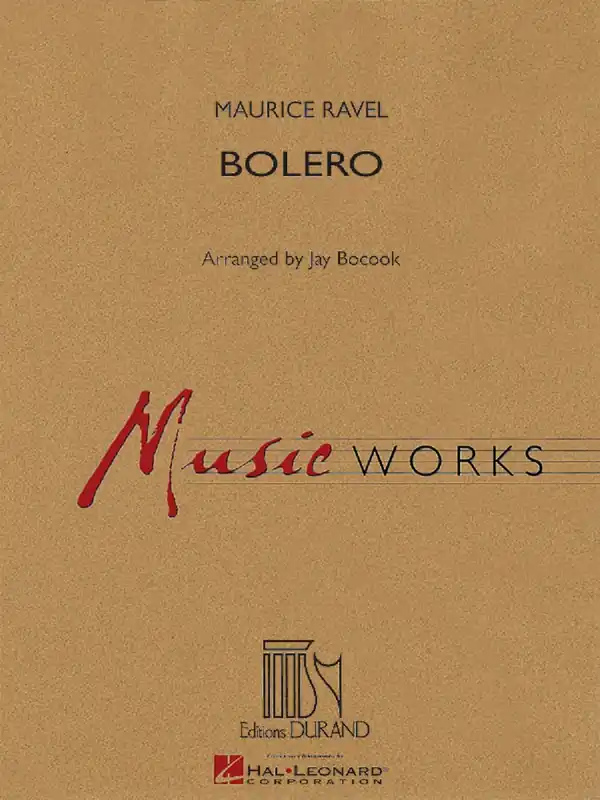 BOLERO by Maurice Ravel - concert band (grade 4) + Audio Online / partitura + party Super Cena