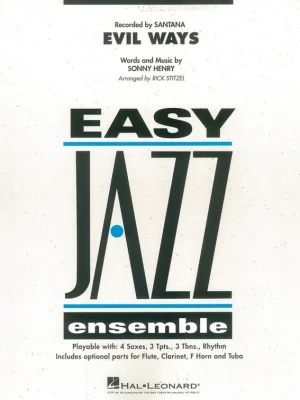 Speciální Cena Evil Ways - snadný jazzový orchestr / partitura a party