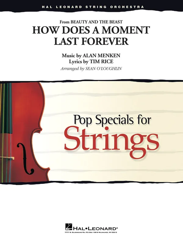 Oblíbený How Does a Moment Last Forever - Pop Specials For Strings / partitura + party