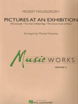 PICTURES AT AN EXHIBITION - koncertní orchestr (obtížnost 2) / partitura a party Přímo Od Výrobce