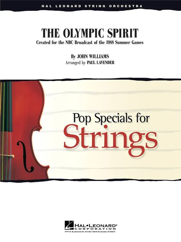 The Olympic Spirit (Williams) - Pop Specials for Strings / partitura a party pro smyčcový orchestr Časově Omezené