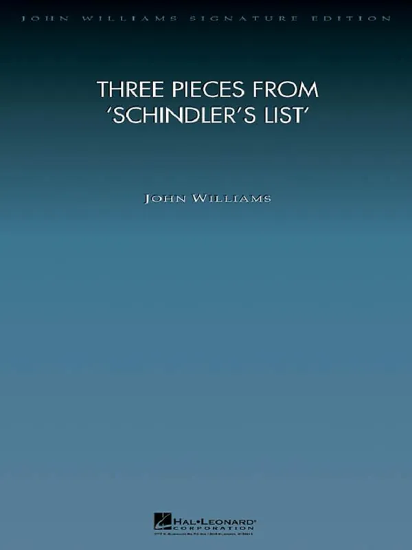 Three Pieces from Schindler's List - Solo Violin and Orchestra - partitura Sleva