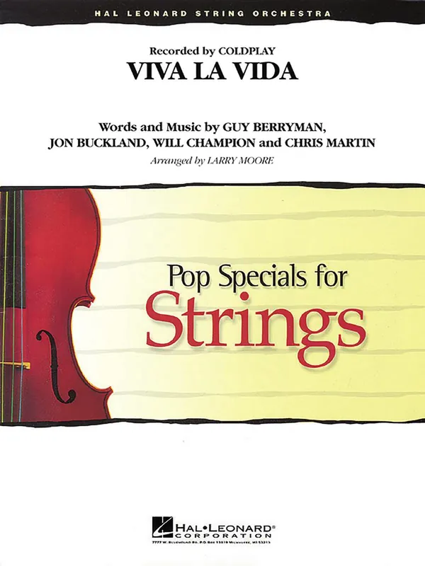 Viva la Vida - Pop Specials for Strings / partitura + party Cenově Výhodný