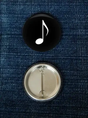 Placka 37mm (odznak) - černá - NOTA Jen Po Omezenou Doba