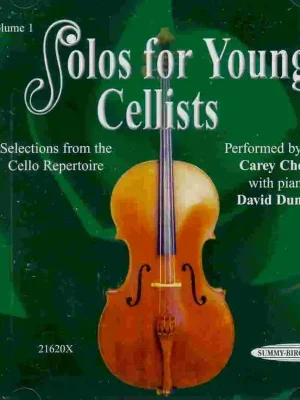 SOLOS FOR YOUNG CELLISTS 1 - CD s klavírním doprovodem Jen Po Omezenou Doba