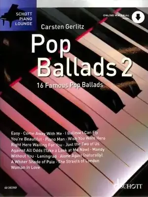 Značkový Pop Ballads 2 - 16 Pop Ballad pro klavír